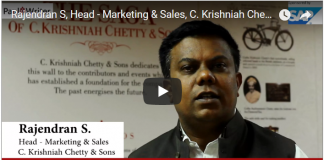 SAP Think Tank with Rajendran S, Head - Marketing & Sales, C. Krishniah Chetty & Sons