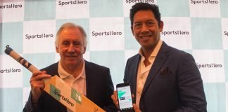 Legendary Cricketer with Tom Lapping launch the SportsHero App in India