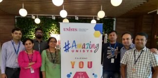 L to R: Amit Vaish, Reshmi Nair, Ganesh Kumar, Sowmya Moni, Nitin Gupta, Sameer Murdeshwar, Saaket Chodankar