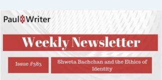 Weekly Newsletter: Shweta Bachchan and the Ethics of Identity