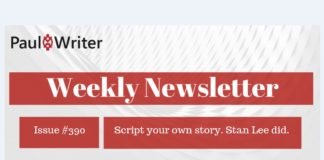 Weekly Newsletter: Script your own story. Stan Lee did.
