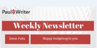 Weekly Newsletter: Happy hedgehog to you