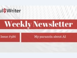 18th October 2018 | Issue #386 | My Paranoia About AI Weekly Newsletter: My paranoia about AI