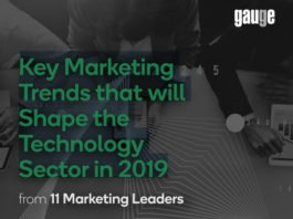 Gauge ebook Key Marketing Trends that will Shape the Technology Sector in 2019