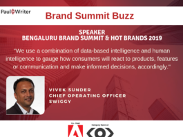 Brand Summit Buzz- Interview with Vivek Sunder, Swiggy