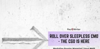 Roll over sleepless CMO - the CGO is here