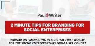 2 minute tips for branding for social enterprises