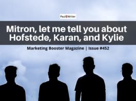 Mitron, let me tell you about Hofstede, Karan, and Kylie