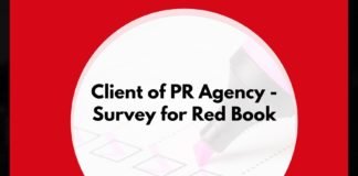 Client of PR Agency - Survey for Red Book