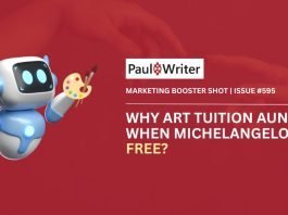 Why Art Tuition Aunty when Michelangelo is free? Digital Transformation