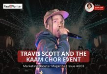 Travis Scott and the Kaam Chor Event