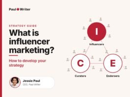 What is influencer marketing: How to develop your strategy What is influencer marketing? How to develop your strategy - the ICE model of Influencers, Curators and Endorsers, by Jessie Paul, CEO, Paul Writer